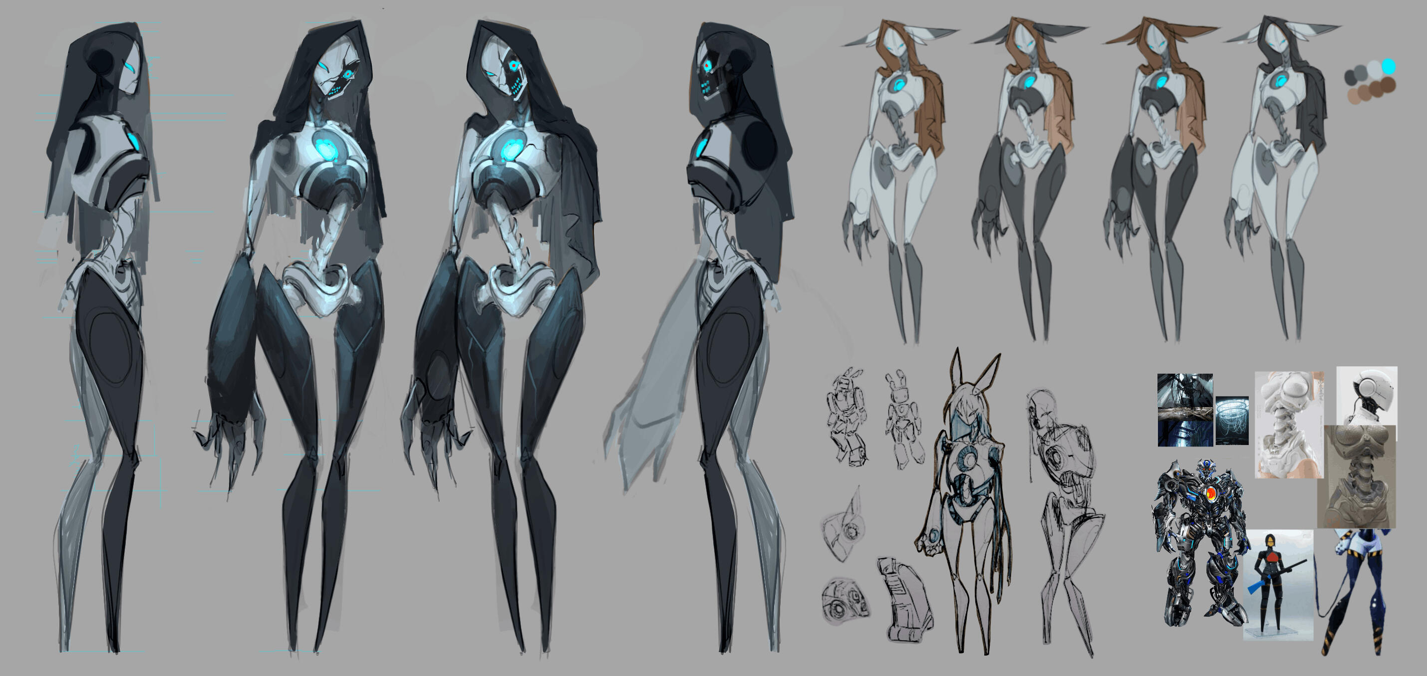 Robot Lady - Ref Sheet